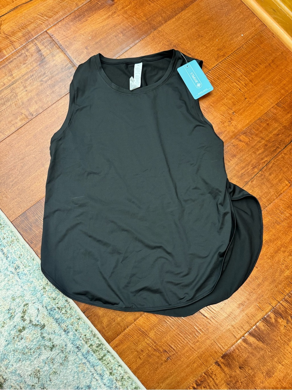 Everyday Performance Black Tank Top — Lightweight Sleek Fit